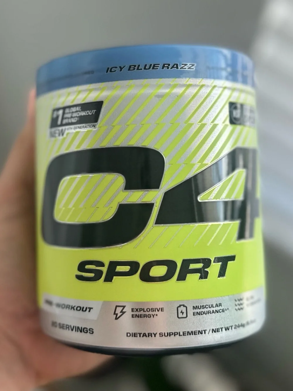NWT C4 Sport Pre-Workout - Icy Blue Razz